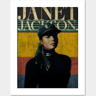 Janet Jackson // 80s Vintage Retro // T-Shirt Posters and Art